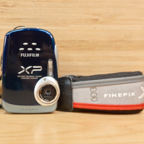 FUJIFILM Finepix XP10 12 MP Digital Camera, Image Stabilization, Blue - Picture 1 of 6